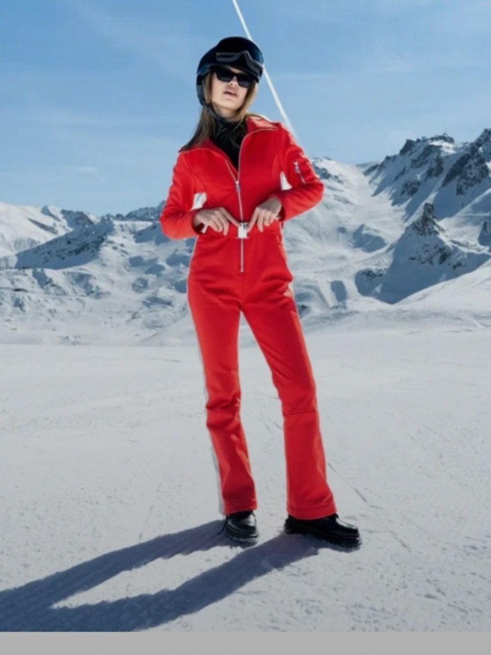 Slope Siren Small S red ski suit one piece ski - Picture 4 of 11